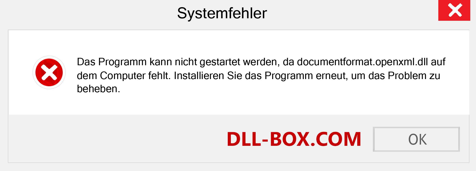 documentformat.openxml.dll-Datei fehlt?. Download für Windows 7, 8, 10 - Fix documentformat.openxml dll Missing Error unter Windows, Fotos, Bildern